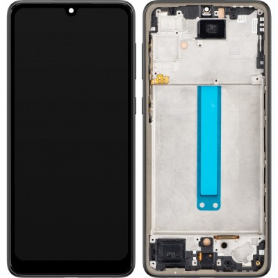 Display cu Touchscreen MP compatibil cu Samsung Galaxy A33 5G A336, cu Rama, Negru foto