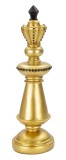 Mauro Ferretti Figurina Rege Sah Aurii Si Negru cm &Oslash; 11X32,5 | Aosom Romania