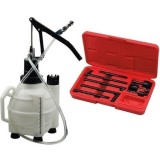 Pompa Transfer Ulei Cutie Viteze Manuala 9.5L Toolhub, Adaptoare ATF 101-108, VW/Audi/BMW/Honda/Nissan/Mercedes