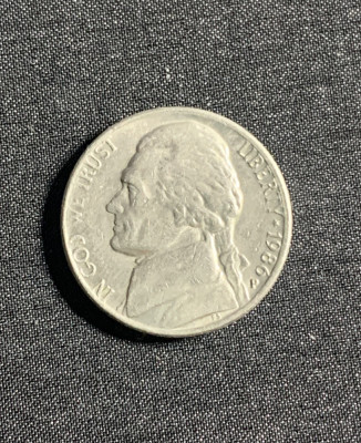 Moneda five cents 1986 USA foto