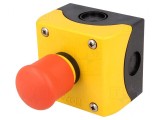 Casetă de Comandă RMQ-Titan 1 Buton Cap Ciupercă IP66