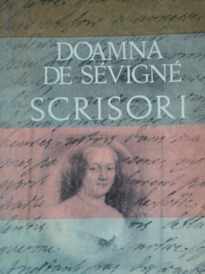 SCRISORI de DOAMNA DE SEVIGNE 1971 foto