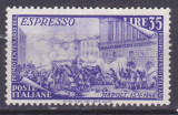 DB1 Italia 1948 35 Lire Express Aniversare 100 Ani de la Revolutie 1 v. MNH