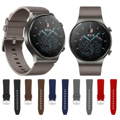 Curea din piele 22mm Huawei Watch GT, GT 2, GT2 Pro, GT2e, GT 3, GT 3 Pro foto