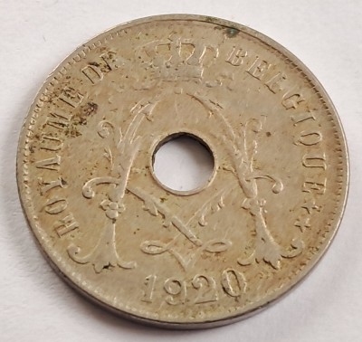 Belgia , 25 Centimes 1920 foto