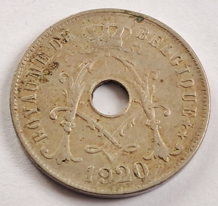 Belgia , 25 Centimes 1920