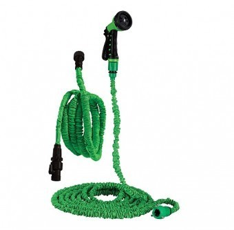 Furtun de apa flexibil 7.5-22.5m, cu pistol, Strend Pro foto