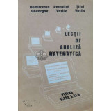 Lectii de analiza matematica pentru clasa a XI-a - Postolica Vasile - 1992