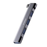 Hub USB-C la 3x USB 2.0, 1x USB 3.0 Asteroid GSM ZenithDock H13