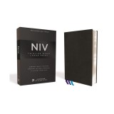 Niv, Thinline Bible, Large Print, Premium Leather, Goatskin, Black, Premier Collection, Comfort Print