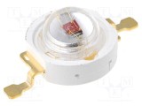 LED putere ambră 1W 120&deg; 350mA LUCKYLIGHT EMITER