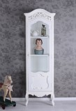 Vitrina Shabby Chic alba HMA26, Comode si bufete