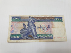 bancnota myanmar 100 k foto