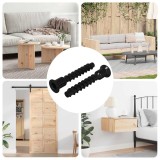 vidaXL Șurub Cap Socket 2 pcs Negru 10 x 40 mm Fier 864544