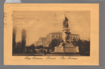 CPIB 20918 CARTE POSTALA - BUCURESTI. PIATA BRATIANU 1912 EDITURA LIBRARIEI LEON foto