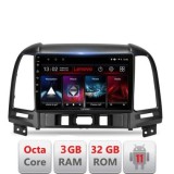 Navigatie HHyundai Santa Fe 2006-2012 D-008 Octa Core cu Android Radio Bluetooth Internet GPS WIFI DSP 3+32 GB 4 LENOVO LITE CarStore Technology