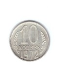 Moneda URSS/Rusia 10 copeici 1972, stare foarte buna, curata