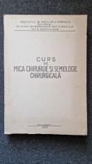 CURS DE MICA CHIRURGIE SI SEMIOLOGIE CHIRURGICALA