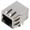 Soclu RJ45 8P8C THT cu LED Ecranat