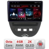 Navigatie Citroen C1 Peugeot 107 Toyota Aygo 2005-2014 , Octacore Qualcomm, 4Gb RAM, 64Gb Hdd, 4G, Qled 2K, DSP, Carplay, Bluetooth CarStore Technolog