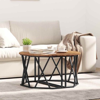 vidaXL Masă de cafea Lemn vechi 80 x 80 x 42 cm 868253 foto