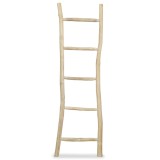 vidaXL Scară pentru prosoape cu 5 trepte, tec, 45x150 cm, natural