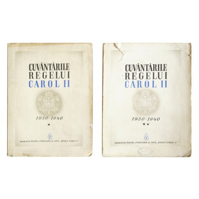 Cuv&amp;acirc;ntările Regelui Carol II 1930-1940, 2 volume foto