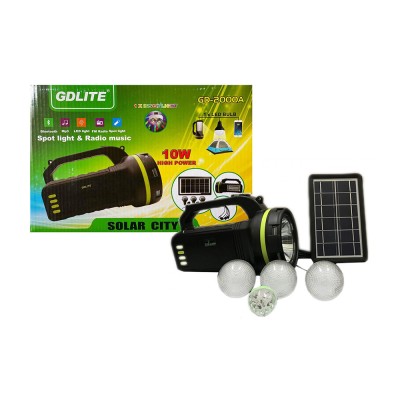 Sistem iluminare LED, lanterna, boxa BT, radio, GDLite GD2000A foto