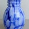 Vaza mica vintage 12cm emailata interior imitatie Murano, Fabrica Sticla Tomesti