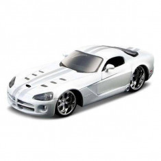 Macheta Masina Dodge Viper SRT 10 BBURAGO Scara 1:32 White foto