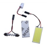 Lampa cu 36 led-uri cob pentru plafoniera auto elSales ELS-SIL36, lumina alb rece, compatibil 32-42 mm,