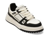 Cumpara ieftin Pantofi sport GRYXX alb-negru, 30880, din piele naturala