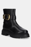 Steve Madden cizme de piele Lexs culoarea negru, cu platforma, 11003593