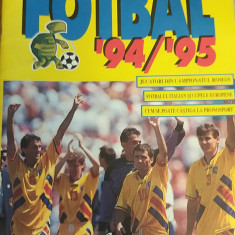 Album stickere - fotbal - Campionatul national Romania - editia 1994 - 1995