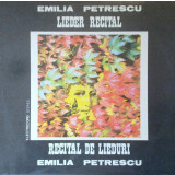 Emilia Petrescu - Recital de lieduri (Vinil)
