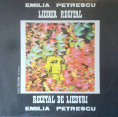 Emilia Petrescu - Recital de lieduri (Vinil) foto