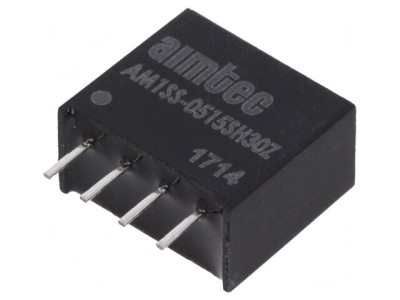 Convertor DC/DC 1W 4,5-5,5V la 15V 67mA SIP4 foto