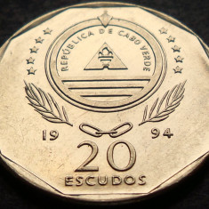 Moneda exotica 20 ESCUDOS - CAPUL VERDE, anul 1994 *cod 4471 = CARQUEJA