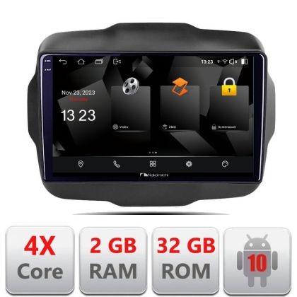Navigatie Jeep Renegade 2015-2020 5230-500 Android Ecran 720P Quad Core 2+32 carplay android auto CarStore Technology