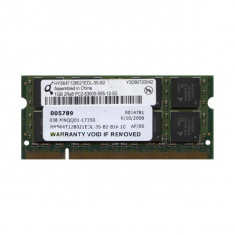 Memorie laptop 1 GB DDR2 Qimonda HYS64T128021EDL-3S-B2 2Rx8 PC2-5300S-555-12-E0