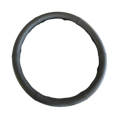 Husa volan piele naturala negru 47-48 cm foto