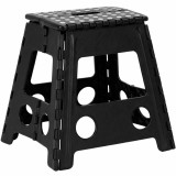 Scaun inaltator multifunctional tip scara, antiderapant, 39 cm, maxim 150 kg, negru Household NewTrend