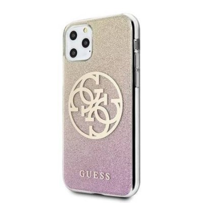 Husa Originala Guess iPhone 11 Pro Max Pink - GUHCN65PCUGLPI foto