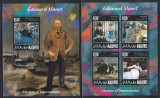Maldive 2014 - Maeștrii impresionismului &ndash; &Eacute;douard Manet, Colita + Bloc, MNH