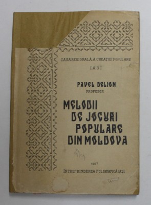 Melodii de jocuri populare din Moldova Pavel Delion foto