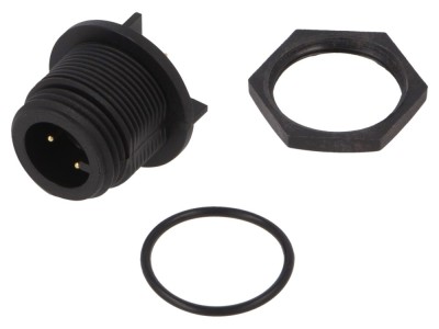Conector circular IP68 3 pini foto
