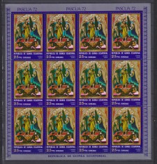 GUINEA ECUATORIALA 1972 PASTI MI: KB. 46-52 MNH