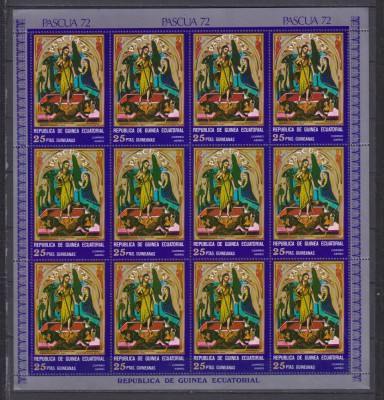 GUINEA ECUATORIALA 1972 PASTI MI: KB. 46-52 MNH foto