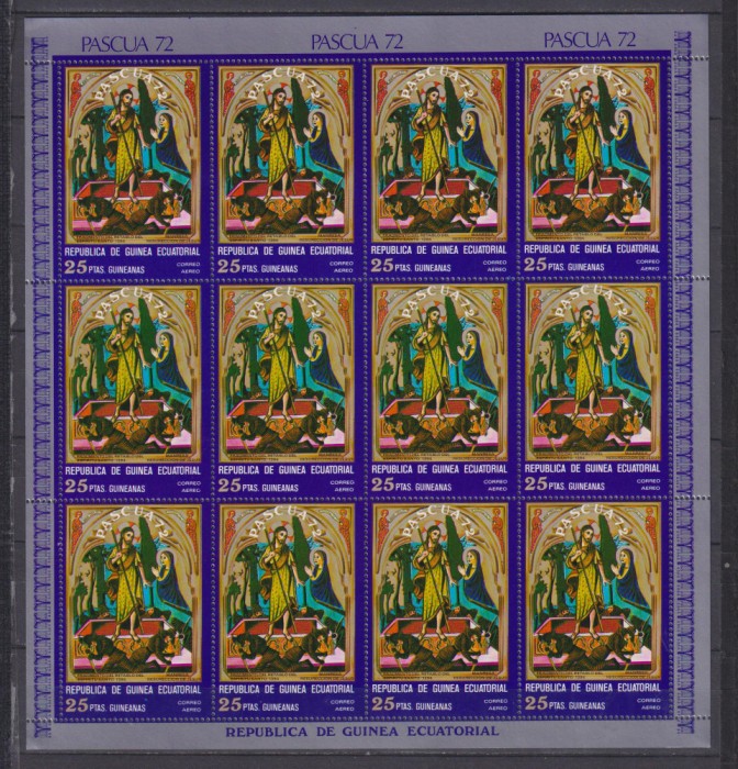 GUINEA ECUATORIALA 1972 PASTI MI: KB. 46-52 MNH