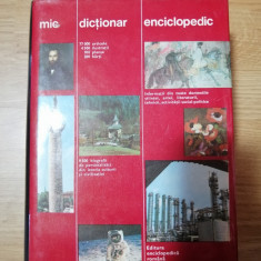 Mic dictionar enciclopedic – cu ilustratii, editura Enciclopedica Romana, 1972